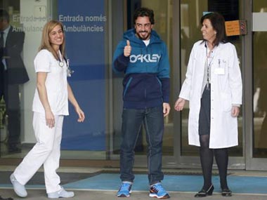 F1: Fernando Alonso back at work and preparing for Malaysian GP F1: Fernando Alonso back at work and preparing for Malaysian GP