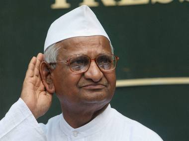 Anna Hazare slams Centre for weak Lokpal, says eradicating corruption without electoral reforms not possible Anna Hazare slams Centre for weak Lokpal, says eradicating corruption without electoral reforms not possible