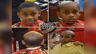US barber offers Benjamin Button haircut as punishment for naughty kids