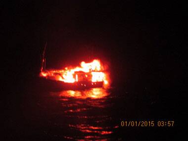 The Pakistan &rsquo;terror boat&rsquo; blew up on 31 December night.