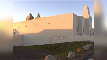 Hindu temple vandalised in US, 'Get Out' scribbled on the wall