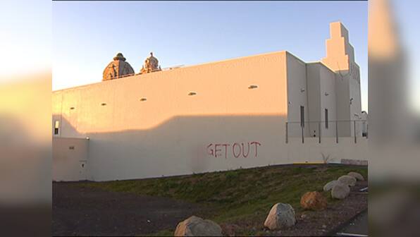 Hindu temple vandalised in US, 'Get Out' scribbled on the wall