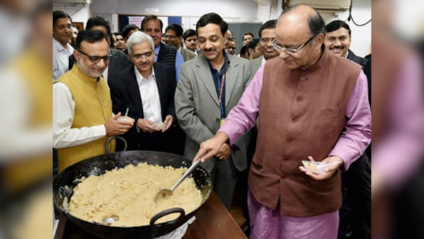 FM makes 'Halwa' to celebrate printing of budget document