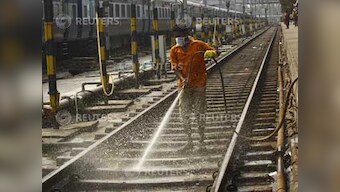 Rail stocks fall as much as 6% ahead of budget