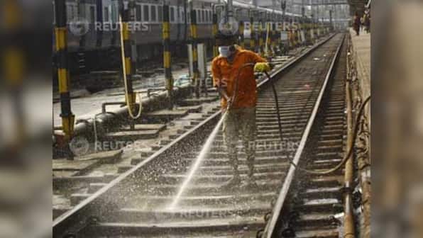 Rail stocks fall as much as 6% ahead of budget