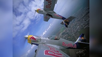 Watch: Two Red Bull Czech stunt pilots almost crash at AeroIndia