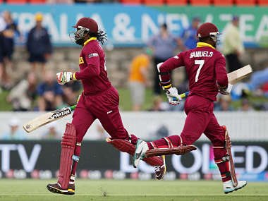 Against Zimbabwe, Chris Gayle and Marlon Samuels were jammin' Jamaican style Against Zimbabwe, Chris Gayle and Marlon Samuels were jammin' Jamaican style