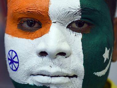 An Indian cricket fan gets ready for the India vs Pakistan match. AFP
