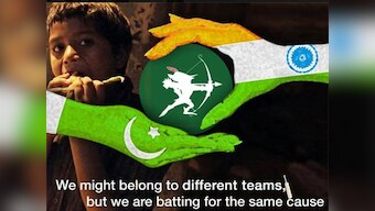 As India battles Pakistan in the World Cup, Robin Hood Army, first set up in Delhi, debuts in Karachi