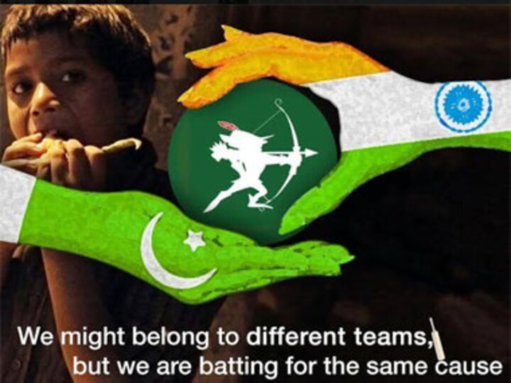 As India battles Pakistan in the World Cup, Robin Hood Army, first set up in Delhi, debuts in Karachi