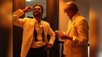 The clothes do a lot of the talking in Amitabh and Dhanush's Shamitabh