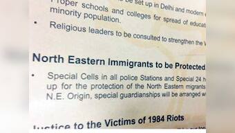 People from Northeast immigrants? BJP's vision document for Delhi sparks outrage