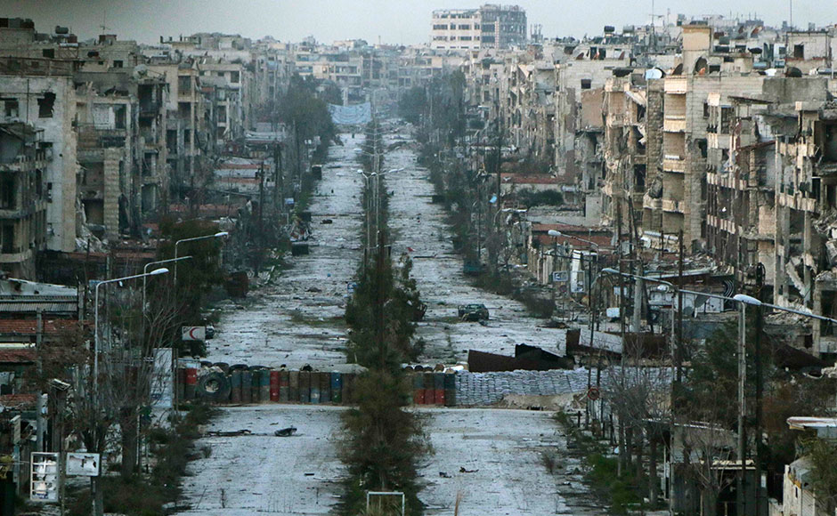 Photos: Islamic State destroyed Aleppo's Saif al-Dawla district Photos: Islamic State destroyed Aleppo's Saif al-Dawla district