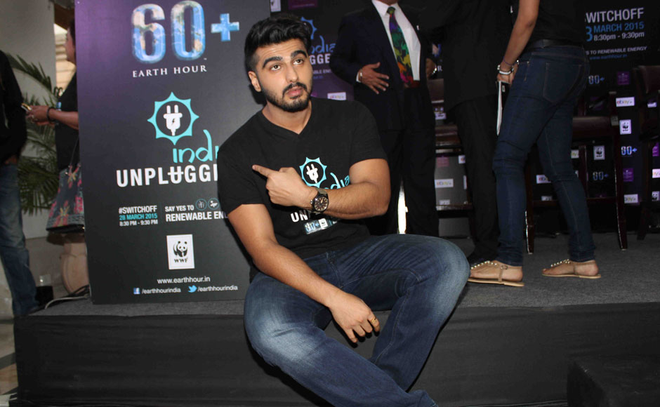 Arjun Kapoor appointed as the brand ambassador of World Earth Hour 2015 Arjun Kapoor appointed as the brand ambassador of World Earth Hour 2015
