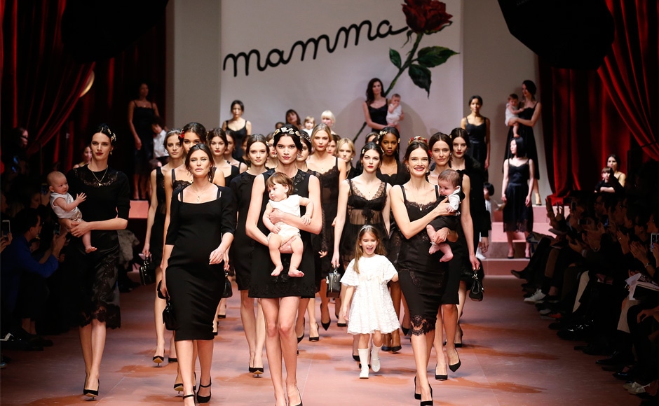 Milan Fashion Week: Dolce and Gabbana's Show Celebrates Mothers