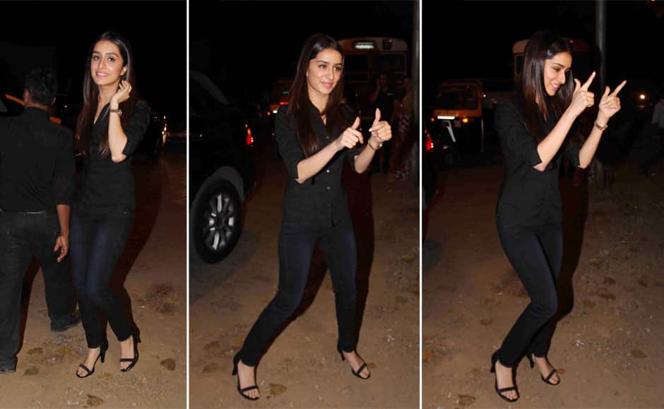 Bollywood actor Shraddha Kapoor during the success party to celebrate National Award for film Haider in Mumbai. Solaris Images