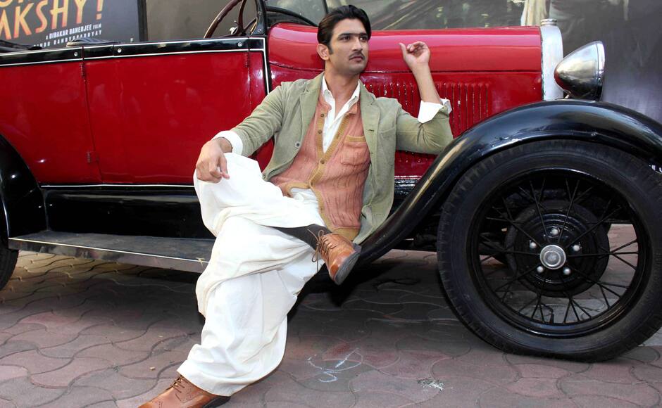 Bollywood actor Sushant Singh Rajput during the 2nd trailer launch of film Detective Byomkesh Bakshy! in Mumbai, India on March 9, 2015. SOLARIS IMAGES