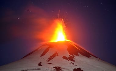 Waking up with vengeance: Chile's most active Villarrica volcano erupts again