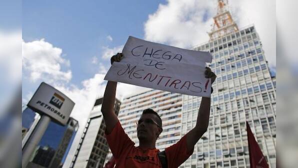 Brazil ruling party's treasurer charged in Petrobras scandal