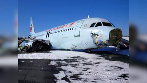 Air Canada plane makes hard landing short of runway in Halifax, atleast 25 injured