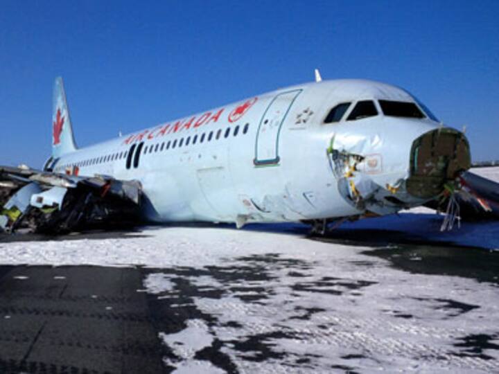 Air Canada plane makes hard landing short of runway in Halifax, atleast 25 injured