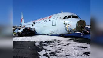 Officials examining why Air Canada plane landed short of runway at Halifax airport