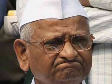 BJP said NGOs were using Anna Hazare as a 'mascot'. AFP