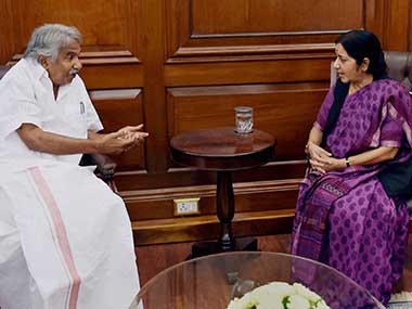 Chandy vs Swaraj: There's a good reason why Kerala CM is picking fights with BJP, not the Left Chandy vs Swaraj: There's a good reason why Kerala CM is picking fights with BJP, not the Left