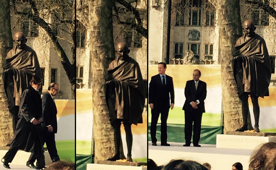 Mahatma Gandhi Statue Unveiled At Parliament Square In London World   Gandhi Statue 