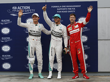 F1: Hamilton on pole, Vettel 2nd in qualifying at Malaysian GP F1: Hamilton on pole, Vettel 2nd in qualifying at Malaysian GP