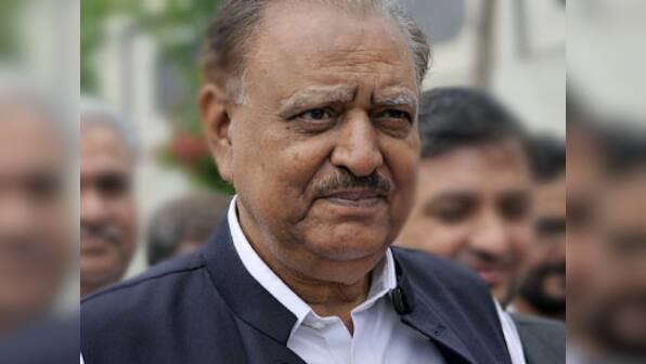 India 'running away' from talks, says Pakistan's President Mamnoon Hussain