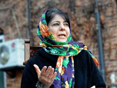 Mehbooba Mufti asked PDP cadres to help the flood-affected in Kashmir. AFP