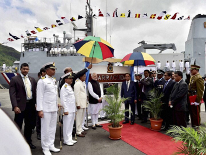 Built in India, PM Modi commissions Mauritius naval patrol vessel Barracuda