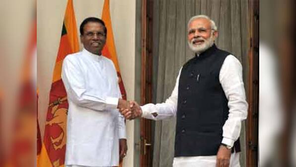 Brics summit Day 2: PM Modi, Sri Lankan President Sirisena hold bilateral meeting
