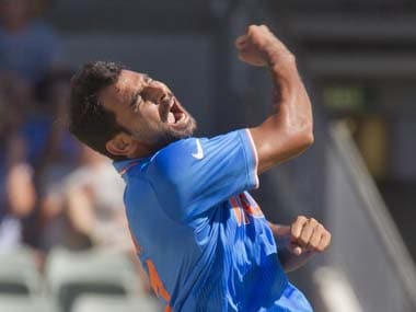 File picture of India's Mohammad Shami. AFP