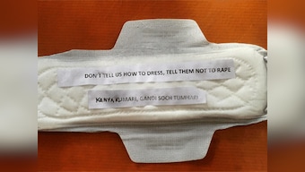 #PadsAgainstSexism: German artist uses sanitary napkins to bat for feminism and is wildly cheered