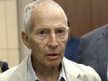 Robert Durst, a millionaire from one of America’s wealthiest families, was arrested just before Sunday’s finale of a serial documentary. AP 
