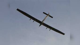 Solar powered airplane takes off from Varanasi: Next stop, Myanmar