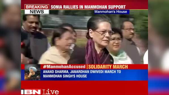 We are fully behind Manmohan Singh, sure he will be vindicated: Sonia Gandhi