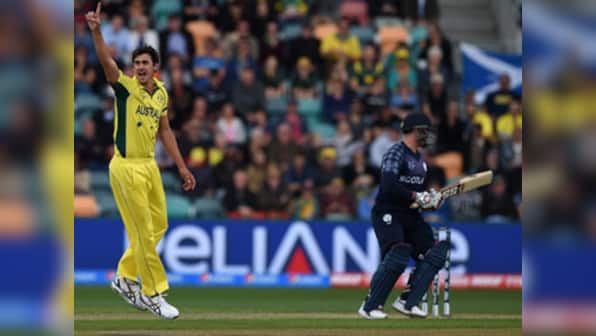 World Cup:  Starc stars as Australia hammer Scotland by seven wickets