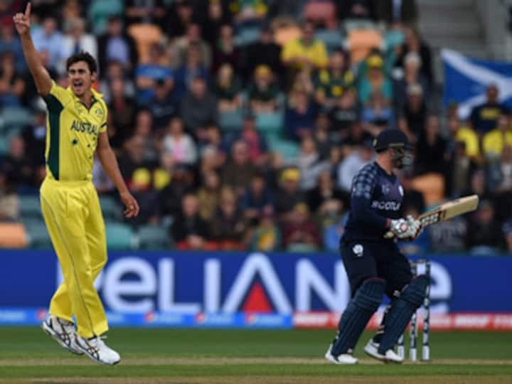 World Cup:  Starc stars as Australia hammer Scotland by seven wickets