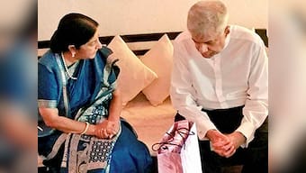 Sushma Swaraj takes up fishermen issue with Lanka PM Wickramasinghe