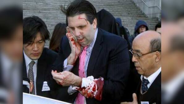 Attacker aimed to kill US envoy over military drills, says South Korea police