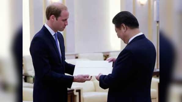 Britain's Prince William takes on diplomatic role in China