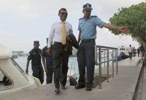 Former president of Maldives Mohamed Nasheed sentenced to 13 years in prison Former president of Maldives Mohamed Nasheed sentenced to 13 years in prison