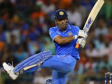 Dhoni steered India to their fourth win in a row. Getty