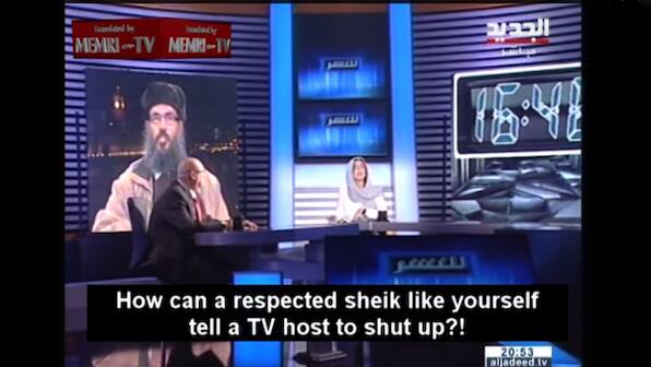 'In this studio, I run the show': Lebanese TV host stands up to sexist Islamic scholar
