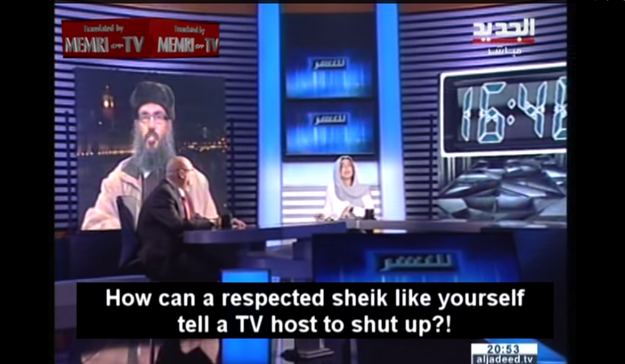 'In this studio, I run the show': Lebanese TV host stands up to sexist Islamic scholar 'In this studio, I run the show': Lebanese TV host stands up to sexist Islamic scholar