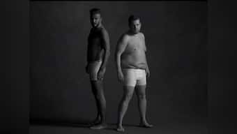Watch: James Corden outshine David Beckham in an underwear ad spoof