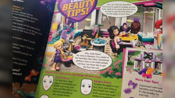 Ridiculous 'beauty tips' for five-year-old girls from Lego sparks outrage